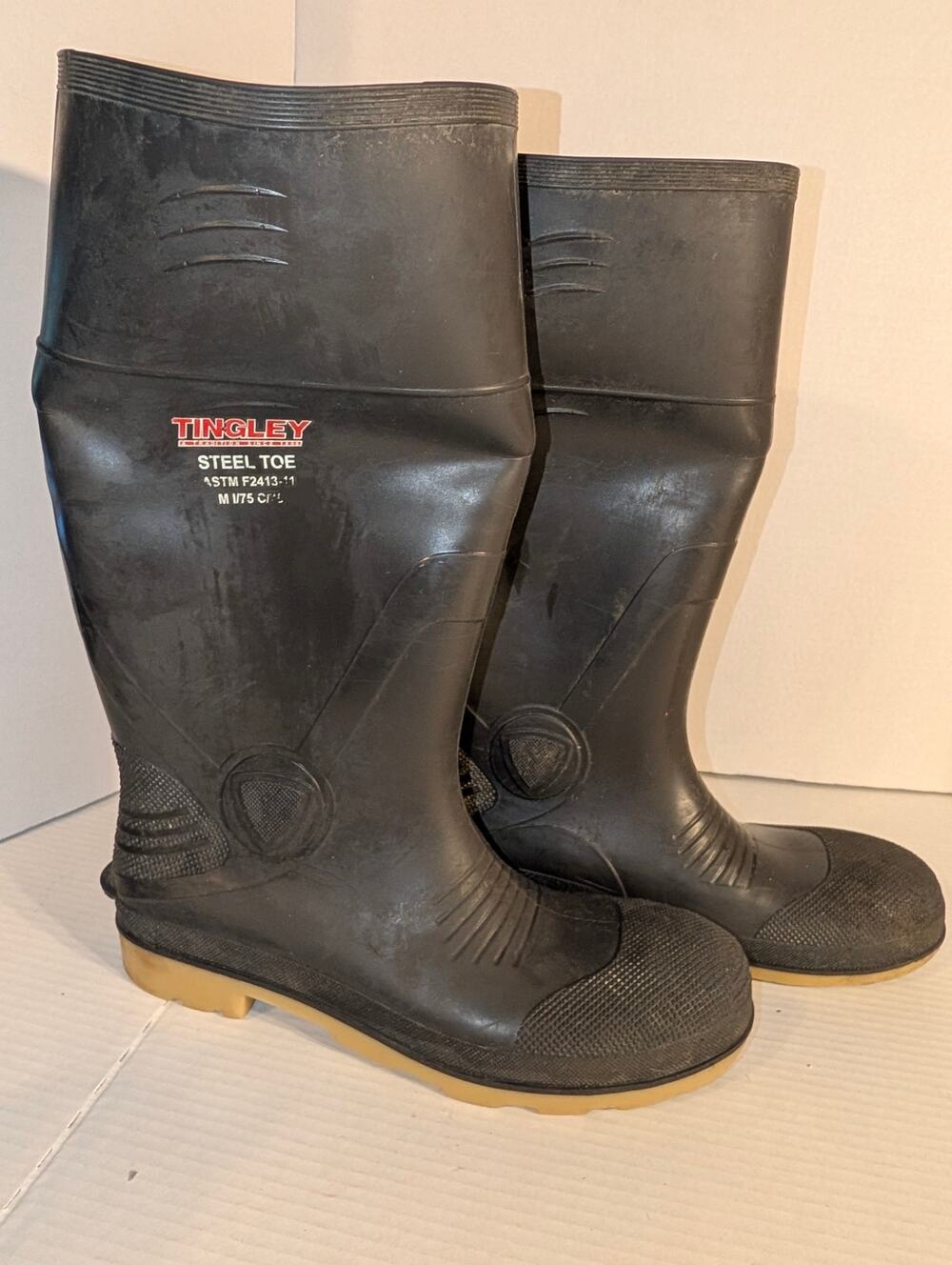 Tingley Steel Toe Rubber Boots ASTM F2413-11 m 2/75 C/75 Mens 10
